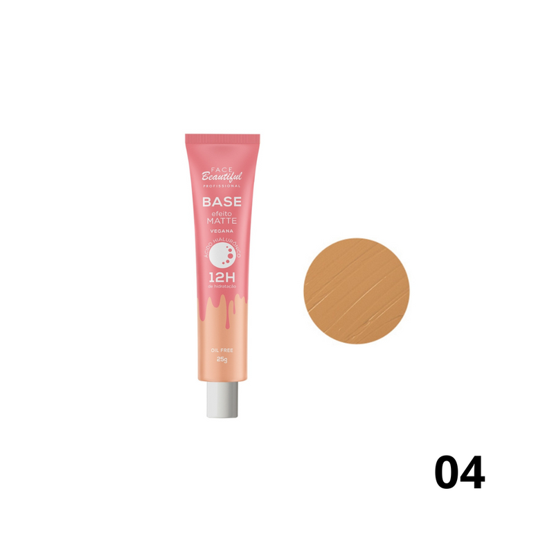 BASE VEGANA MATTE 12H - FACE BEAUTIFUL