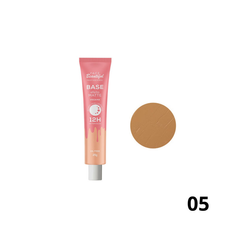 BASE VEGANA MATTE 12H - FACE BEAUTIFUL