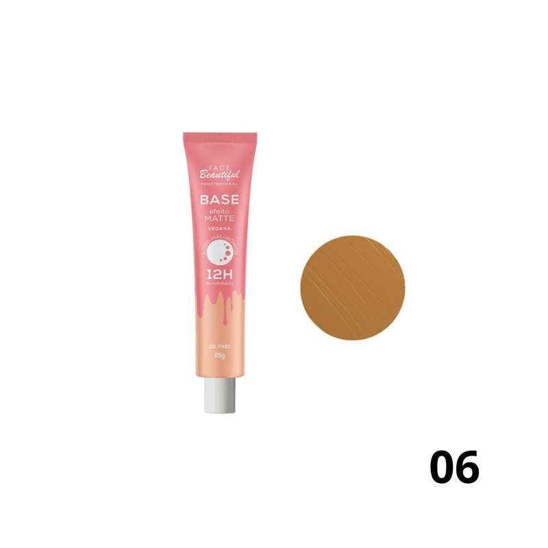 BASE VEGANA MATTE 12H - FACE BEAUTIFUL