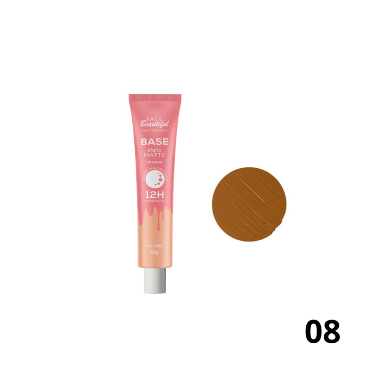 BASE VEGANA MATTE 12H - FACE BEAUTIFUL