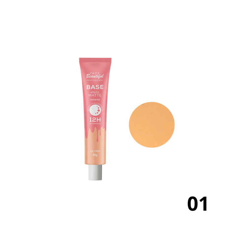 BASE VEGANA MATTE 12H - FACE BEAUTIFUL