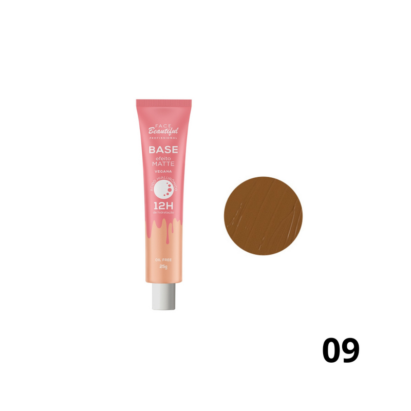 BASE VEGANA MATTE 12H - FACE BEAUTIFUL