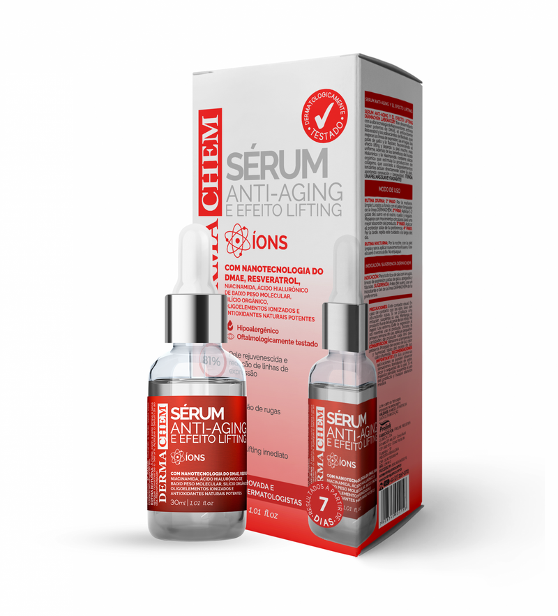 SÉRUM ANTI-AGING E EFEITO LIFTING - DERMA CHEM