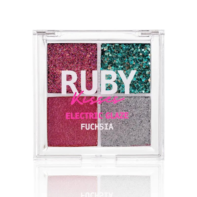 PALETA DE SOMBRAS GLITTER -  RUBY KISSES