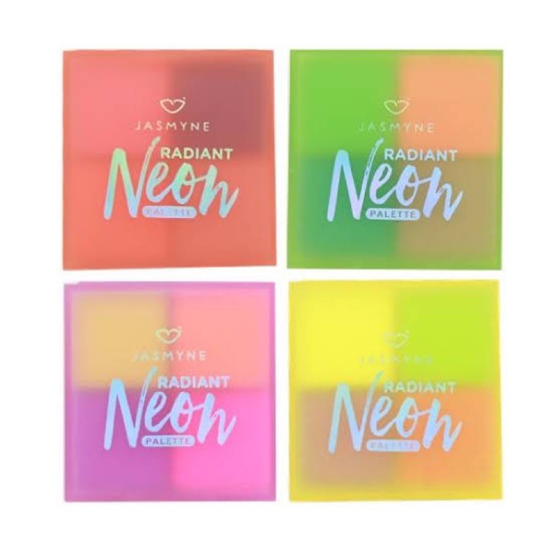 PALETA DE SOMBRAS RADIANT NEON - JASMYNE