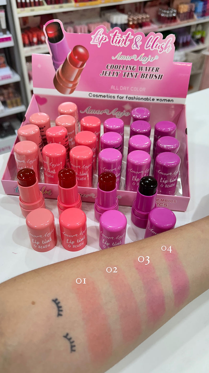 JELLY LIP TINT E BLUSH - AMOR ANJO