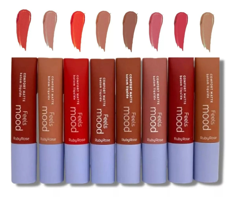 BATOM LÍQUIDO COMFORT MATTE MOOD - RUBY ROSE