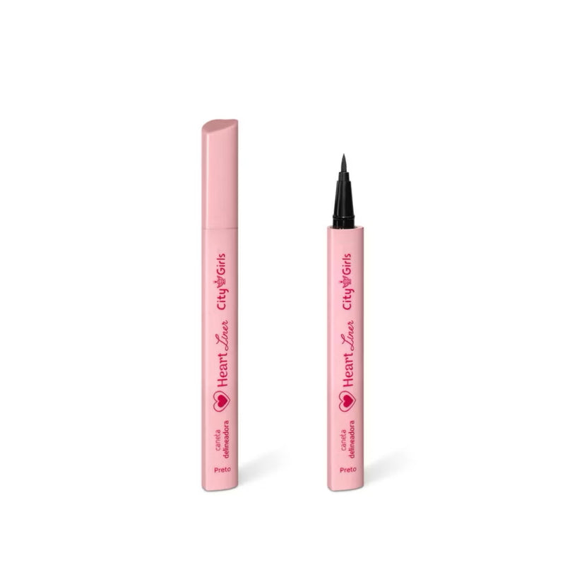 CANETA DELINEADORA HEART LINER - CITY GIRLS