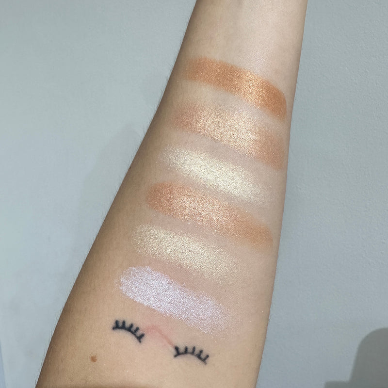 PALETA DE ILUMINADOR 6 CORES - SARAH'S BEAUTY