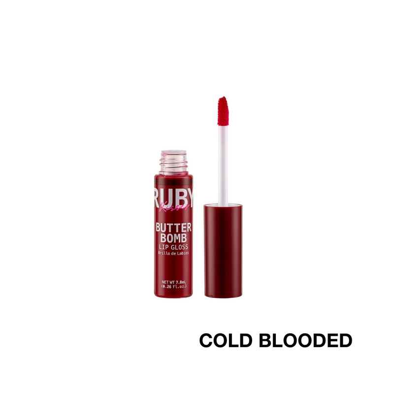 LIP GLOSS BUTTER BOMB - RUBY KISSES