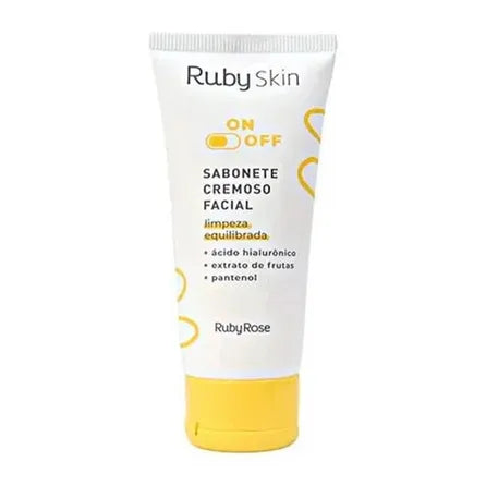 SABONETE CREMOSO FACIAL ON OFF - RUBY SKIN