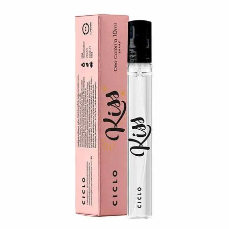 DEO COLÔNIA FEMININA KISS - CICLO COSMÉTICOS 10ML