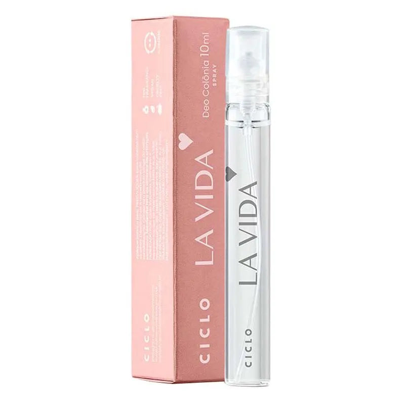 DEO COLÔNIA FEMININA LA VIDA - CICLO COSMÉTICOS 10ML