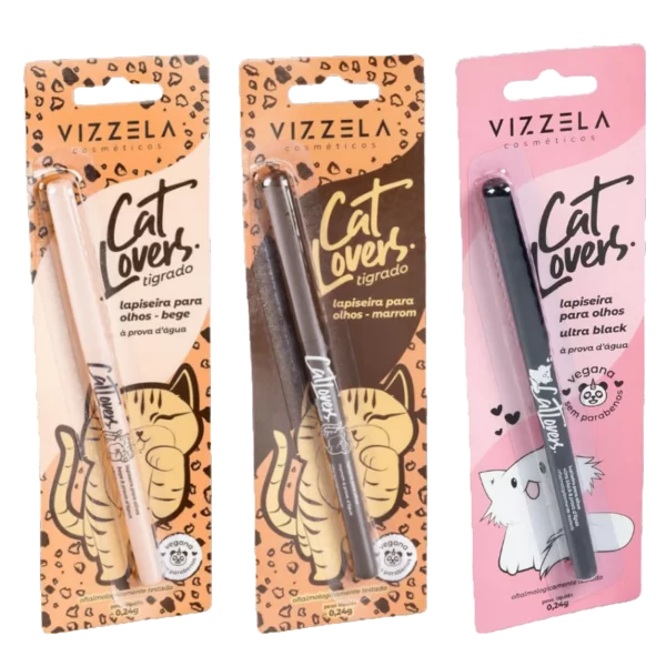 LAPISEIRA PARA OLHOS CAT LOVERS - VIZZELA