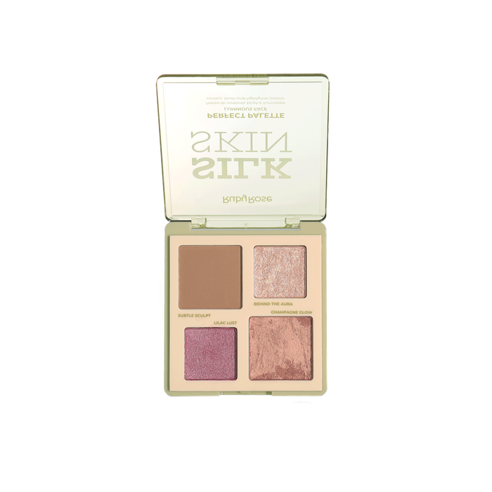 PALETA CONTORNO BLUSH E ILUMINADOR LUMINOUS FACE SILK SKIN - RUBY ROSE