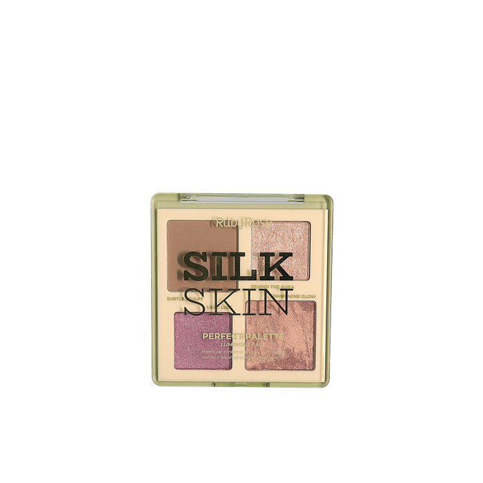 PALETA CONTORNO BLUSH E ILUMINADOR LUMINOUS FACE SILK SKIN - RUBY ROSE