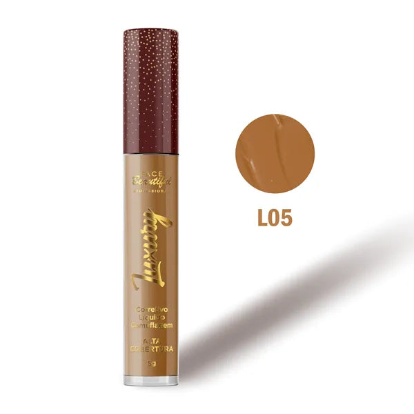 CORRETIVO LÍQUIDO CAMUFLAGEM LUXURY - FACE BEAUTIFUL